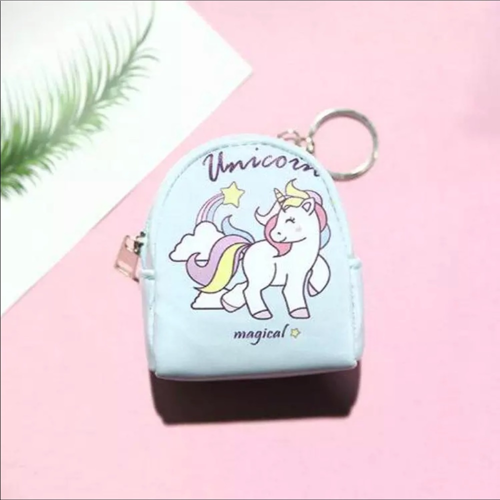 Unicorn Mini BackPack Keychain New With Tags NWT